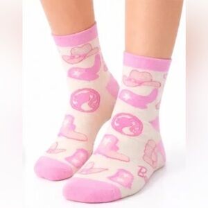 LAST CHANCE - Barbie💕💕Pink Cowboy Socks